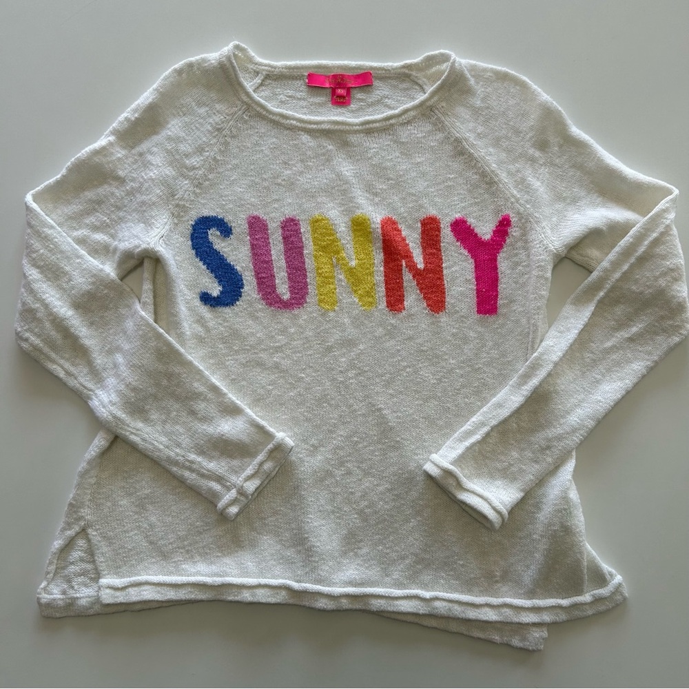 Lilly Pulitzer SUNNY White Sweater